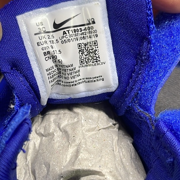 NEW NIIKE STAR RUNNER 2 (TDV) SNEAKERS Toddler Boy Size 3C Royal Blue - Picture 8 of 11